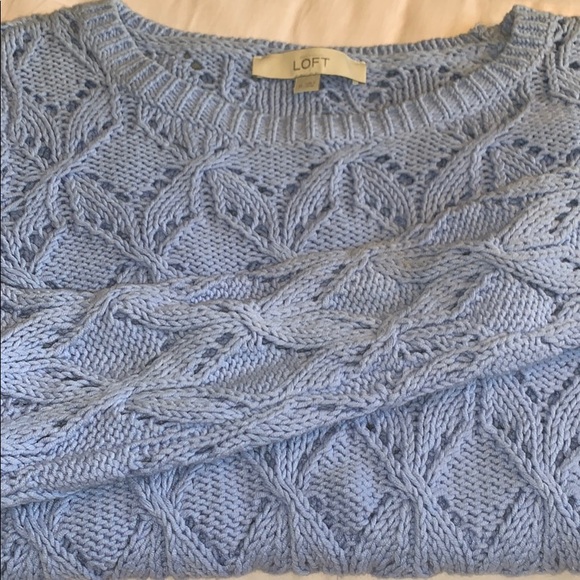 LOFT Sweaters - Loft | Baby Blue Knit Sweater